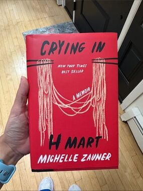 Crying in H Mart by Michelle Zauner - Red Hardcover Memoir